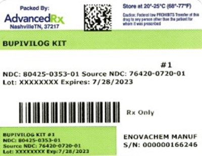Label 1 (Bupivilog Kit 80425 0353 01)